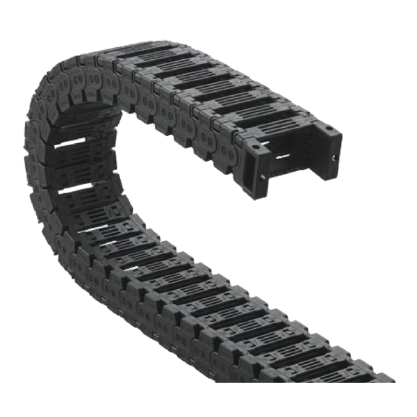 Cable-channel JY21Q.1.57W48 (21×57 mm, l: 1000 mm, r: 48 mm) - Hochwertige Kabelschleppketten und flexible Kühlmittelschläuche von JFLO für industrielle Maschinen und Automatisierung. Langlebig, effizient und für präzise Anwendungen in CNC-Maschinen und Produktionslinien entwickelt.