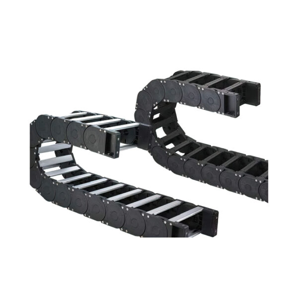 Cable-channel JN100Q.1.400S200 (100×400 mm, l: 1000 mm, r: 200 mm) - Hochwertige Kabelschleppketten und flexible Kühlmittelschläuche von JFLO für industrielle Maschinen und Automatisierung. Langlebig, effizient und für präzise Anwendungen in CNC-Maschinen und Produktionslinien entwickelt.