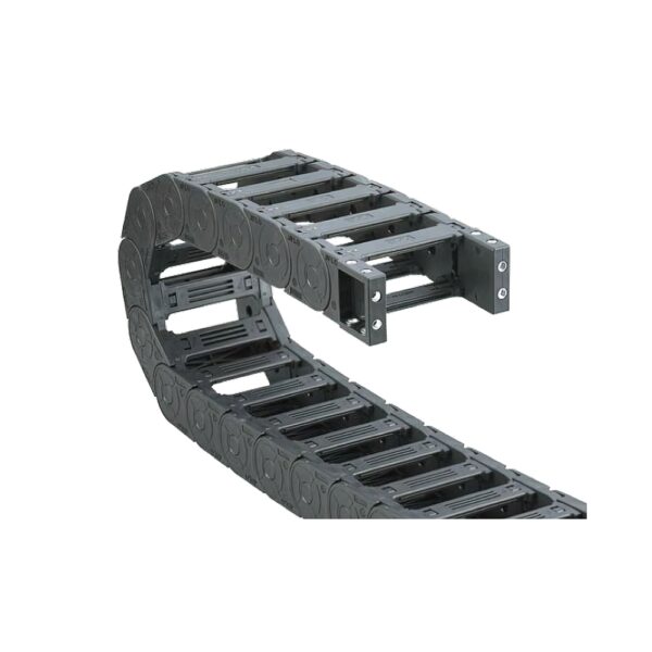 Cable-channel JN25Q.1.103W200 (25×103 mm, l: 1000 mm, r: 200 mm) - Hochwertige Kabelschleppketten und flexible Kühlmittelschläuche von JFLO für industrielle Maschinen und Automatisierung. Langlebig, effizient und für präzise Anwendungen in CNC-Maschinen und Produktionslinien entwickelt.