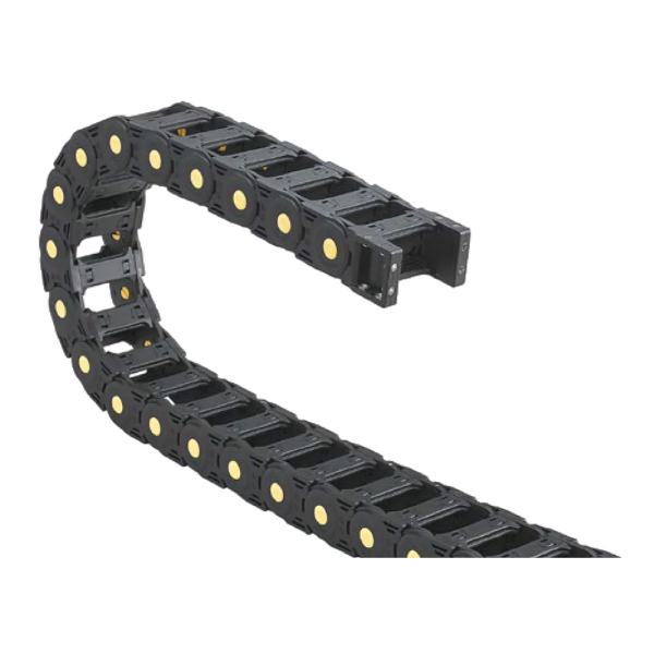 JEZ25Q cable channel. 2.103S55 (25×103 mm, l: 1000 mm, r: 55 mm) - Hochwertige Kabelschleppketten und flexible Kühlmittelschläuche von JFLO für industrielle Maschinen und Automatisierung. Langlebig, effizient und für präzise Anwendungen in CNC-Maschinen und Produktionslinien entwickelt.