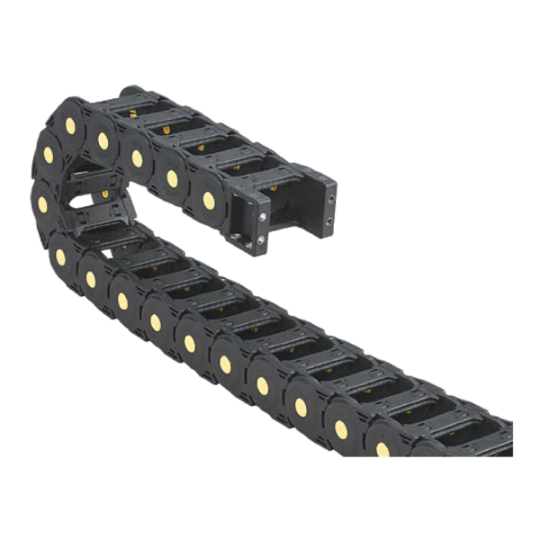 JEZ30Q channel cable 2.103S125 (30×103 mm, l: 1000 mm, r: 125 mm) - Hochwertige Kabelschleppketten und flexible Kühlmittelschläuche von JFLO für industrielle Maschinen und Automatisierung. Langlebig, effizient und für präzise Anwendungen in CNC-Maschinen und Produktionslinien entwickelt.