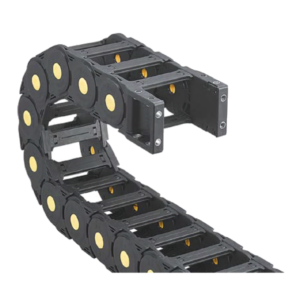 JEZ65Q cable-channel.2.154S400 (65×154 MM, L: 1000 mm, R: 400 mm) - Hochwertige Kabelschleppketten und flexible Kühlmittelschläuche von JFLO für industrielle Maschinen und Automatisierung. Langlebig, effizient und für präzise Anwendungen in CNC-Maschinen und Produktionslinien entwickelt.