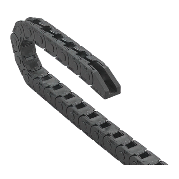 Cable-channel JE10Q.1.6F38 (10×6.55 mm, l: 1000 mm, r: 38 mm) - Hochwertige Kabelschleppketten und flexible Kühlmittelschläuche von JFLO für industrielle Maschinen und Automatisierung. Langlebig, effizient und für präzise Anwendungen in CNC-Maschinen und Produktionslinien entwickelt.