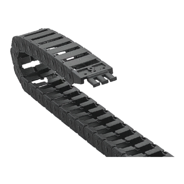 Cable-channel JE15Q.1.30F48 (14.7×30.2 mm, l: 1000 mm, r: 48 mm) - Hochwertige Kabelschleppketten und flexible Kühlmittelschläuche von JFLO für industrielle Maschinen und Automatisierung. Langlebig, effizient und für präzise Anwendungen in CNC-Maschinen und Produktionslinien entwickelt.