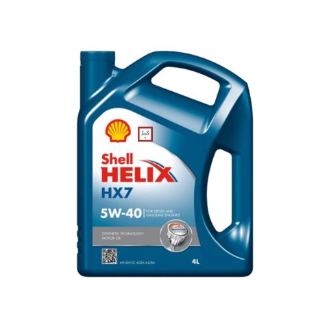 Shell Helix HX7 5W-40 is a premium synthetic technology motor oil that actively cleans, protects against wear, and provides excellent performance in modern gasoline, diesel (non-DPF), and gas engines under demanding traffic conditions.