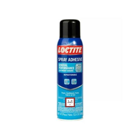LOCTITE® Spray Adhesive General Purpose is a fast-drying, transparent aerosol adhesive designed for lightweight bonding of paper, cardboard, foam, fabric, and other porous or non-porous surfaces.