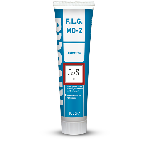 RIVOLTA F.L.G. MD-2 is a fully synthetic, high-performance grease for food and pharmaceutical industries, offering excellent wear protection, thermal stability, and NSF H1 registration for incidental food contact.