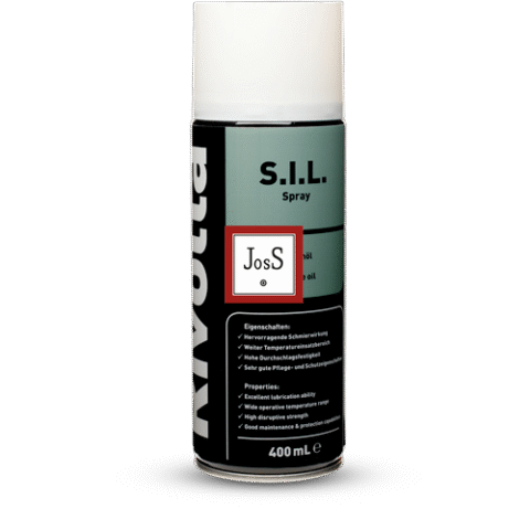 RIVOLTA S.I.L. Spray is a colorless, H1-certified silicone-based lubricant and release agent for use in food and pharmaceutical industries, offering excellent material compatibility and anti-adhesive properties.