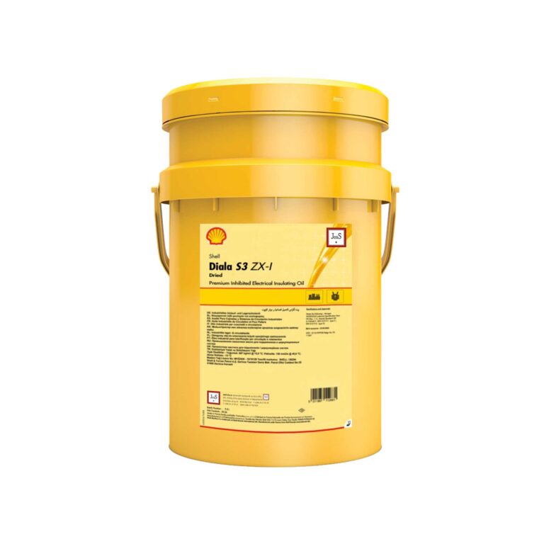 Shell Diala S3 ZX-I Dried is a premium inhibited electrical insulating oil with ultra-low sulphur content, specially dried to deliver high breakdown voltage, superior oxidation stability, and excellent low-temperature properties for critical transformer and high-voltage equipment applications.