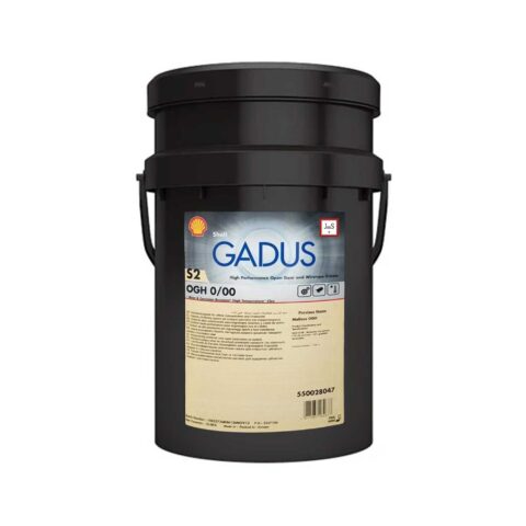 Shell Gadus S2 OGH 0/00 is a high-performance, graphite-containing open gear and wire rope grease engineered for high-temperature rotary kiln gears and severe-duty applications.