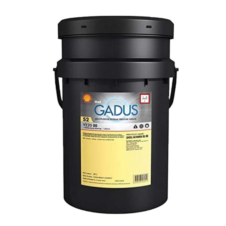 Shell Gadus S2 V220 00 is a high-performance, semi-fluid lithium EP grease designed for centralized lubrication systems, enclosed gearboxes, and bearings in industrial and transport sectors.