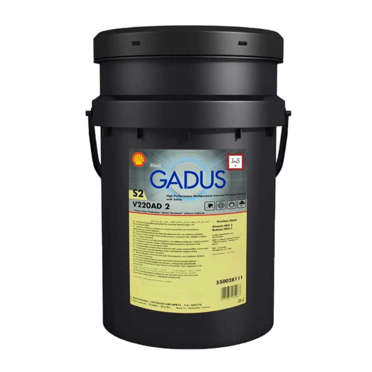Shell Gadus S2 V220AD 2 is a high-performance multipurpose lithium/calcium grease reinforced with solid lubricants, engineered for shock-loaded heavy-duty bearings in damp and hostile environments.