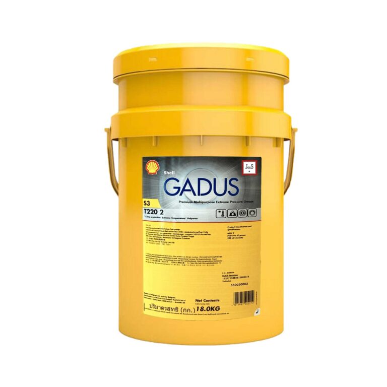 Shell Gadus S3 T220 2 is a premium multipurpose extreme-pressure grease formulated with advanced diurea thickener for high-temperature, long-life lubrication in heavily loaded industrial bearings.