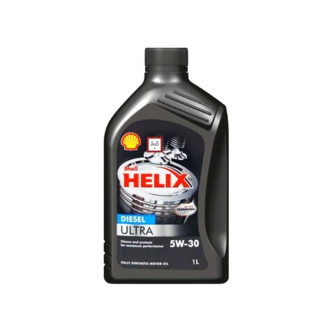 Shell Helix Diesel Ultra 5W-30 is a premium fully synthetic engine oil designed for high-performance diesel engines, offering maximum clean-up, noise reduction, and enhanced fuel economy through advanced active cleansing technology.