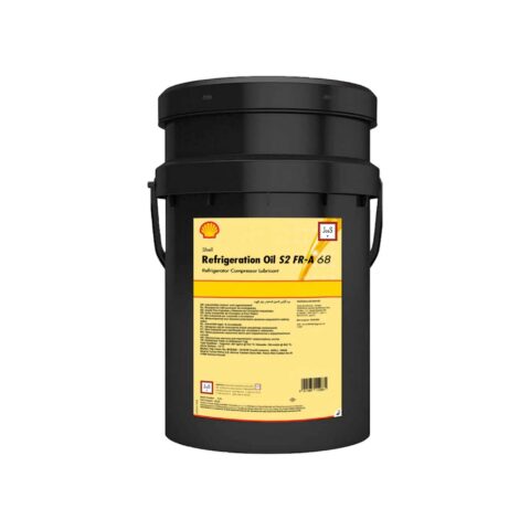 Shell Refrigeration Oil S2 FR-A 68 is a high-performance mineral-based compressor lubricant engineered for use with ammonia (R717) and hydrocarbon refrigerants in industrial, commercial, and domestic refrigeration systems.