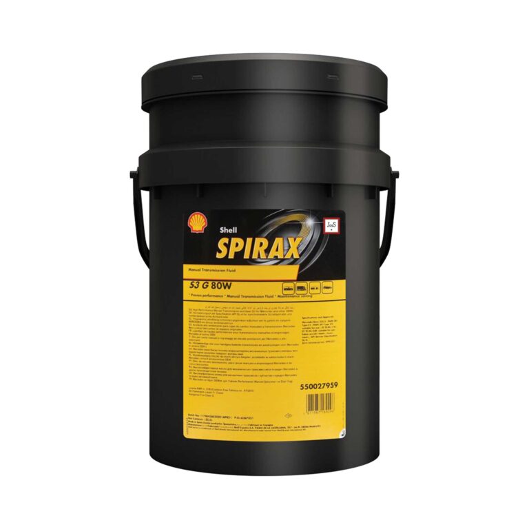 Shell Spirax S3 G 80W is a high-performance gearbox oil formulated for long drain intervals, improved gear protection, and optimal efficiency in manual transmissions and medium-loaded axle drives.