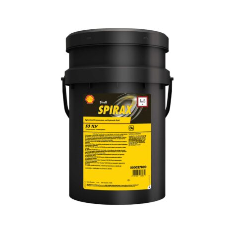 Shell Spirax S3 TLV is a premium, low-viscosity SAE 5W-20 universal tractor transmission oil (UTTO) designed for use in transmissions, hydraulics, differentials, and oil-immersed brakes, offering smooth brake performance and reliable protection in agricultural and off-road equipment.