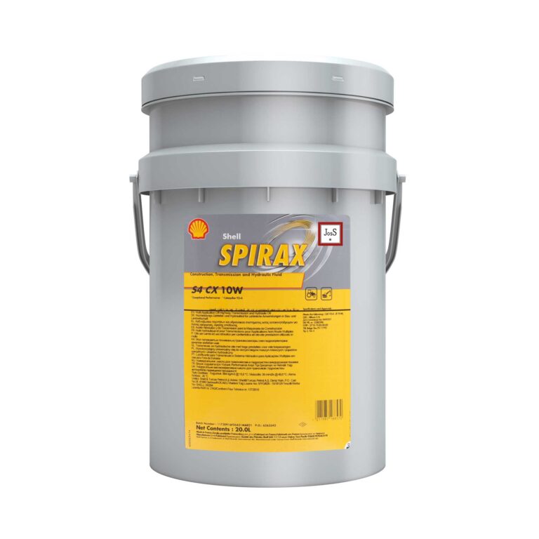Shell Spirax S4 CX 10W is a high-performance off-highway transmission and hydraulic oil, engineered to provide superior protection, reliable friction performance, and long service life for heavy-duty construction and mining equipment.