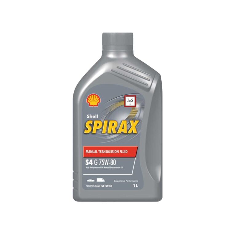 Shell Spirax S4 G 75W-80 is a high-performance manual transmission oil specifically formulated for PSA passenger car gearboxes, offering excellent load-carrying capacity, fuel economy benefits, and low-temperature performance.
