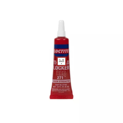 LOCTITE® Threadlocker Red is a high-strength, permanent threadlocking adhesive designed to secure heavy-duty fasteners, preventing loosening under severe vibration and extreme conditions.