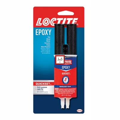 LOCTITE® Epoxy Quick Set is a fast-curing, two-part epoxy adhesive designed for strong, transparent bonding of metal, wood, ceramics, glass, and rigid plastics, with a set time of just 5 minutes.