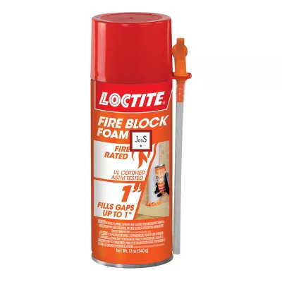 LOCTITE® Fire Block Foam is a ready-to-use polyurethane foam sealant designed to block smoke and draft penetration in non-rated assemblies, providing a quick and durable fire-blocking solution.