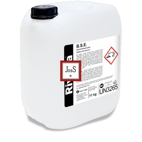 RIVOLTA B.S.E. is a highly concentrated, mineral acid-free safety rust remover designed for effective and material-protecting removal of rust, scale, and lime in industrial and food-processing environments.