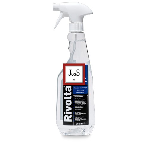 RIVOLTA B.W.K. is a ready-to-use, water-based industrial cleaner designed to remove persistent dirt from water-resistant surfaces in a wide range of applications.