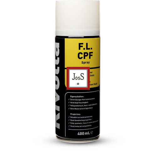 RIVOLTA F.L. CPF is a fully synthetic corrosion protection fluid designed for safe, temporary preservation of metal components, especially within the food industry.