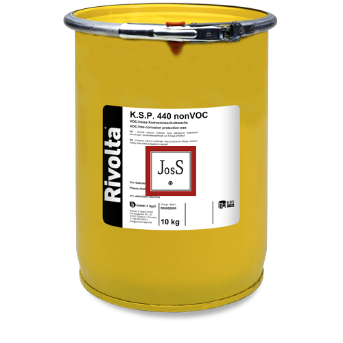 RIVOLTA K.S.P. 440 nonVOC is a VOC-free, solvent-free corrosion protection wax designed for long-term preservation of metal surfaces under extreme environmental conditions.