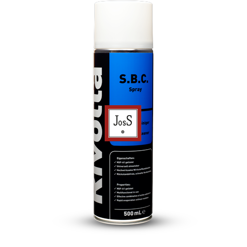 RIVOLTA S.B.C. Spray is a fast-evaporating, residue-free industrial cleaner designed for effective degreasing of metallic surfaces, particularly in food, beverage, and pharmaceutical environments.
