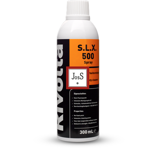 RIVOLTA S.L.X. 500 is a high-performance special safety cleaner designed for under-voltage cleaning of sensitive electronic and electrical equipment without the need for system shutdown.
