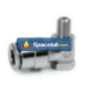 Perma 101515 Tube connector M6 male for tube oØ 6 mm 90° swivel type