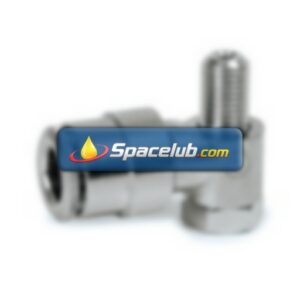 Perma 101516 Tube connector M6x0.75 male for tube oØ 6 mm 90° swivel