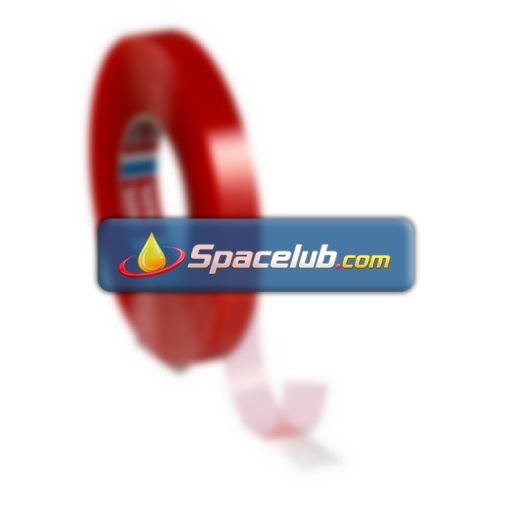 Tesa 04965-00008-00 Transparent Double Sided Tape, 0.205mm Thick, ABS – 12 N/cm, Aluminium – 10.6 N/cm, PC – 14 N/cm,