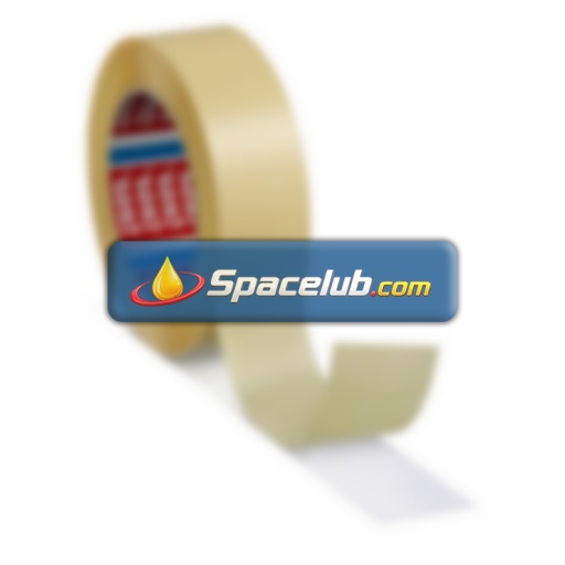 Tesa 04934-00001-00 White Double Sided Tape, 0.2mm Thick, 24 N/cm, Fabric Backing, 38mm x 25m