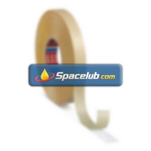 Tesa 04934-00012-00 White Double Sided Tape, 0.2mm Thick, 24 N/cm, Fabric Backing, 25mm x 100m