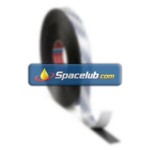Tesa 07065-00011-24 Black Double Sided Tape, 1.2mm Thick, 48 N/cm, Acrylic Foam Backing, 19mm x 25m