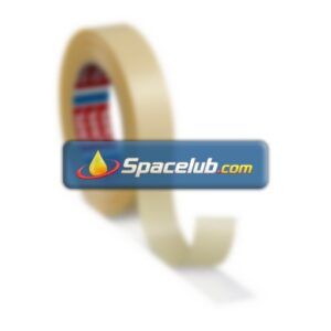 Tesa 04934-00000-00 White Double Sided Tape, 0.2mm Thick, 24 N/cm, Fabric Backing, 25mm x 25m