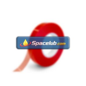 RS PRO F40 Red Double Sided Polyester Tape, 0.2mm Thick, Polyester Backing, 19mm x 50m