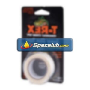 T-REX 286853 Transparent Double Sided Polyester Tape, 0.127mm Thick, Paper Backing, 19mm x 4.5m