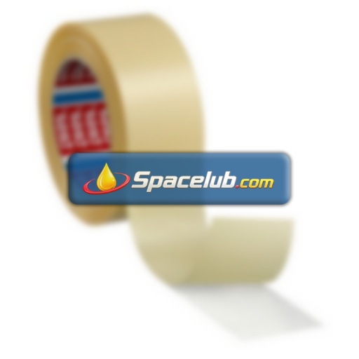 Tesa 04934-00002-00 White Double Sided Fabric Tape, 0.200mm Thick, 24 N/cm, Cloth Backing, 50mm x 25m