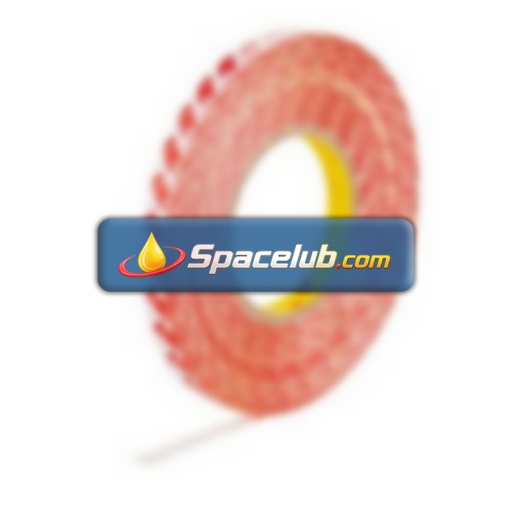 3M White Double Sided Polyester Tape, 0.2mm Thick, Polyester Film Backing, 12mm x 50m