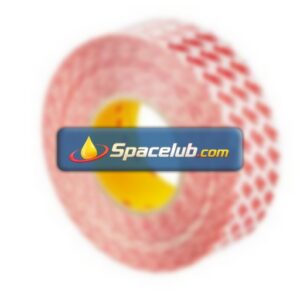 3M Transparent Double Sided Polyester Tape, 0.2mm Thick, Acrylic Backing, 50mm x 50m