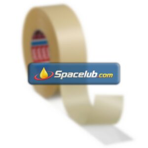 Tesa 05939-00000-00 White Double Sided Cloth Tape, 0.235mm Thick, 5,5 N/cm, Cloth Backing, 50mm x 50m