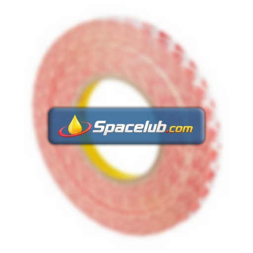 3M GPT-020P Transparent Double Sided Adhesive Square, 0.2mm Thick, Acrylic Backing, 19mm x 50m