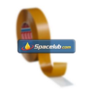 Tesa 04970-00153-00 White Double Sided Plastic Tape, 0.225mm Thick, 13,6 N/cm, PVC Backing, 38mm x 50m