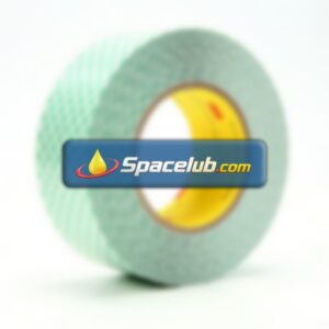 3M 7000048621 White Double Sided Tape, 0.229mm Thick, Polyethylene Backing, 50.8mm x 32.9m