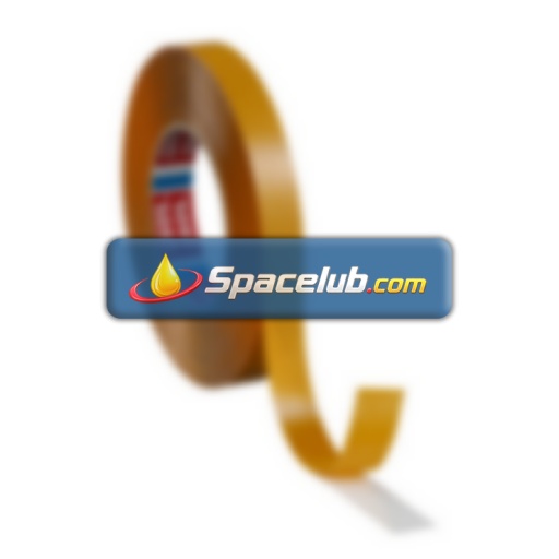Tesa 51970-00022-00 Transparent Double Sided Plastic Tape, 220μm Thick, 13,5 N/cm, PP Backing, 19mm x 50m