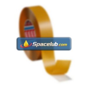 Tesa 51970-00027-00 Transparent Double Sided Plastic Tape, 0.220mm Thick, 13,5 N/cm, PP Backing, 38mm x 50m